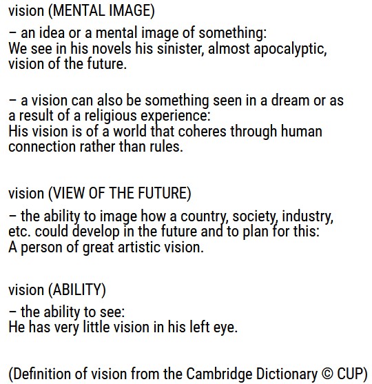 definicion vision